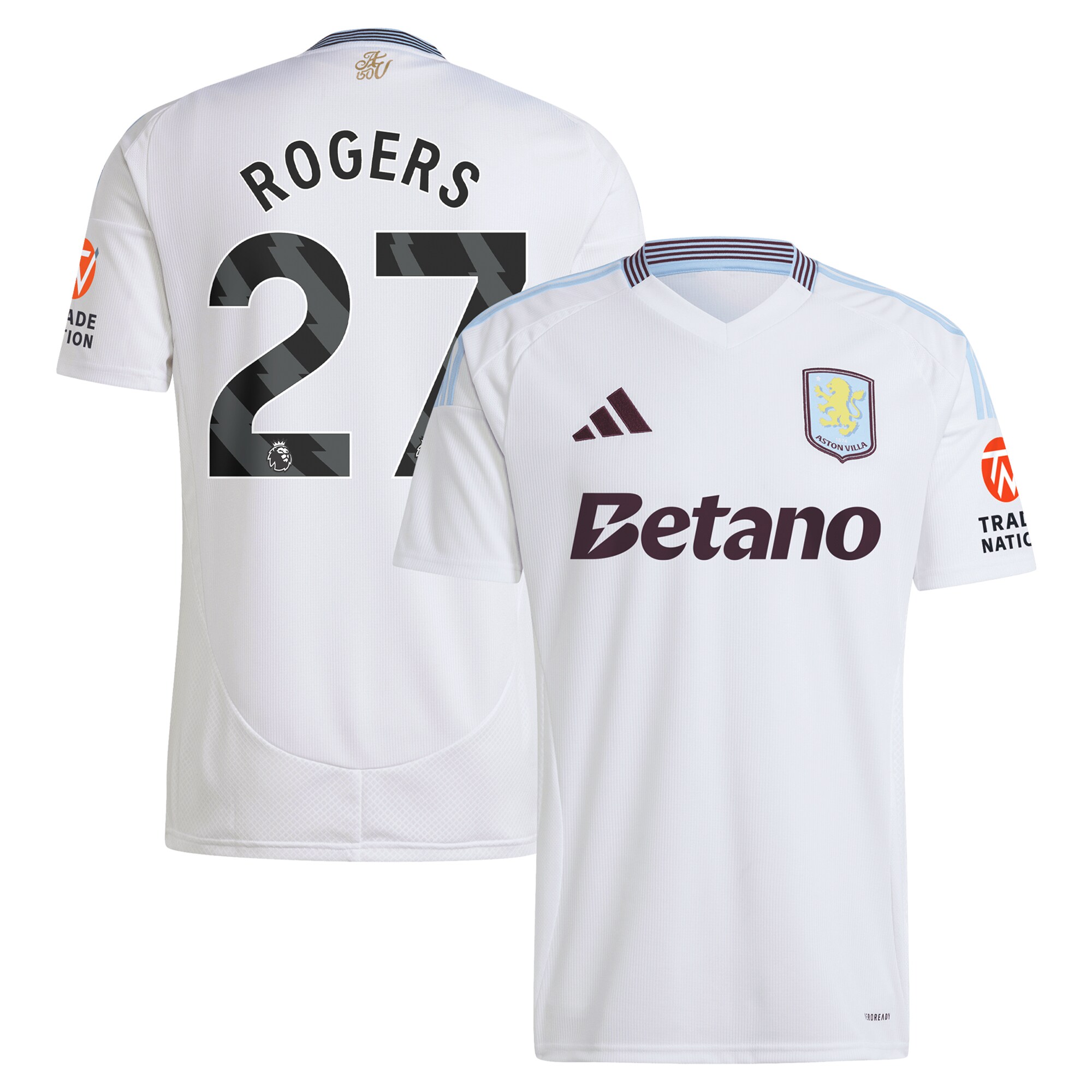 aston villa adidas away shirt 2024-25 with rogers 27 printing Collection - Official Aston Villa Shirts & Jerseys
