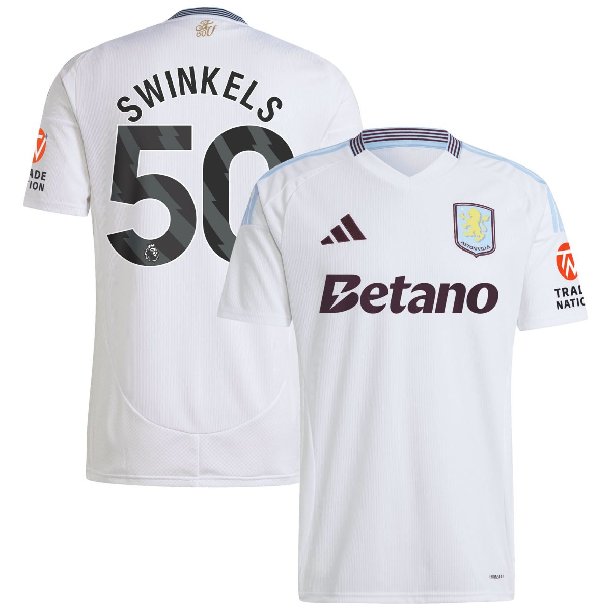 aston villa adidas away shirt 2024-25 with swinkels 50 printing Collection - Official Aston Villa Shirts & Jerseys