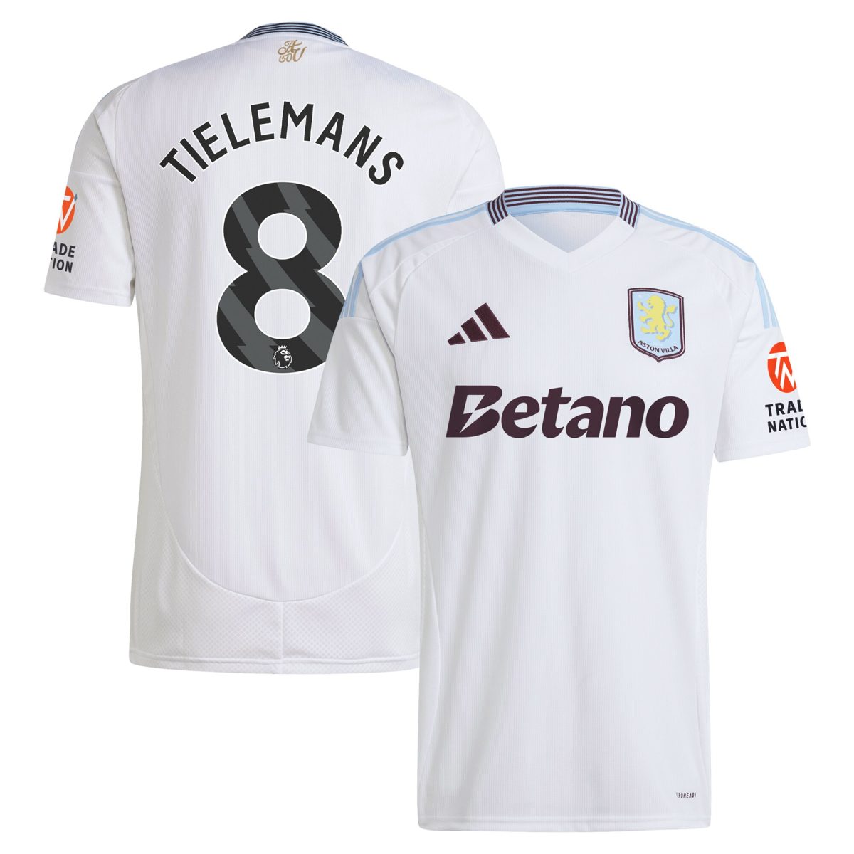aston villa adidas away shirt 2024-25 with tielemans 8 printing Collection - Official Aston Villa Shirts & Jerseys