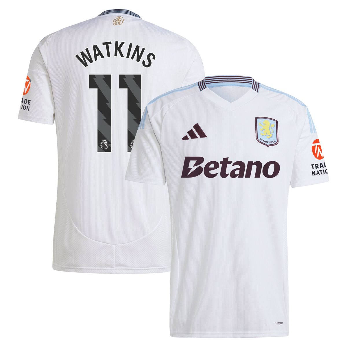aston villa adidas away shirt 2024-25 with watkins 11 printing Collection - Official Aston Villa Shirts & Jerseys