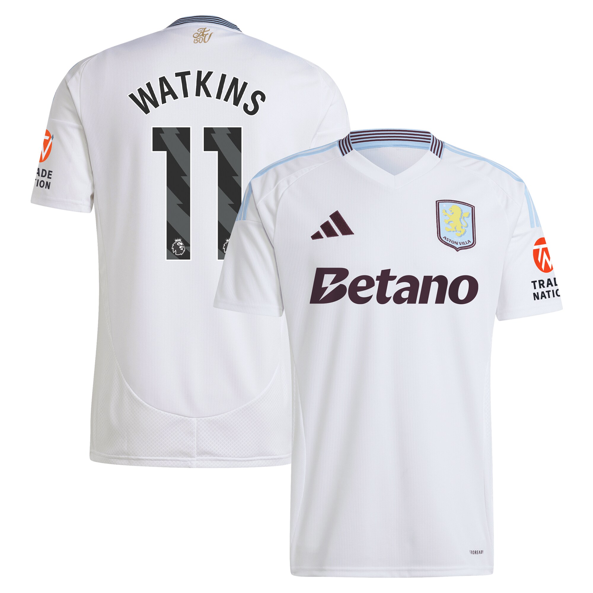 aston villa adidas away shirt 2024-25 with watkins 11 printing Collection - Official Aston Villa Shirts & Jerseys