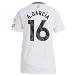 aston villa adidas away shirt 2024-25 – womens with a.garcía 16 printing Collection - Official Aston Villa Shirts & Jerseys
