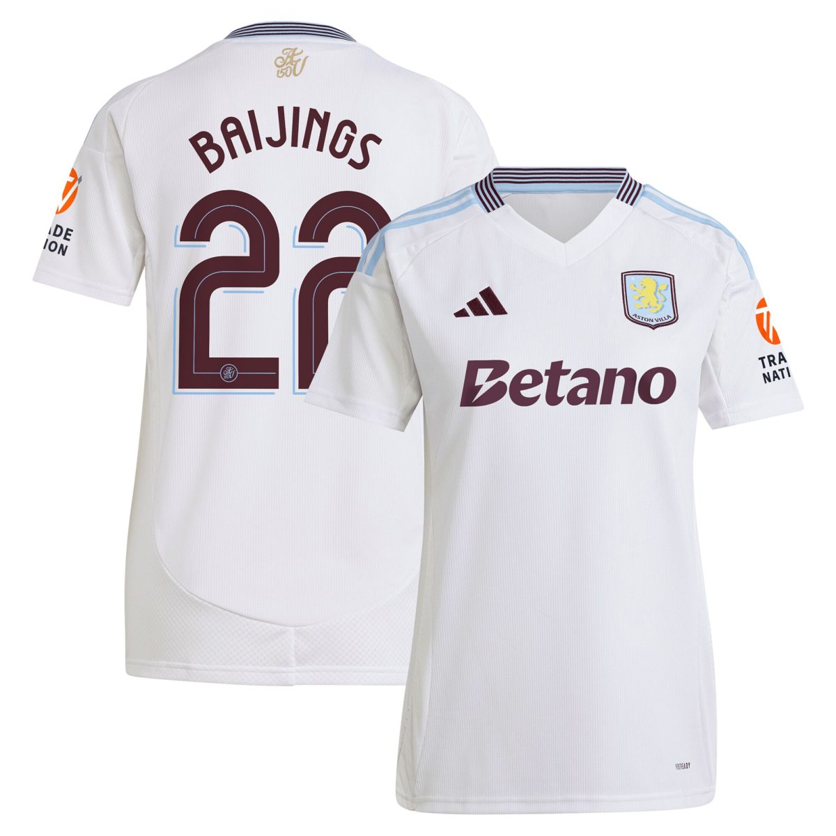 aston villa adidas away shirt 2024-25 – womens with baijings 22 cup printing Collection - Official Aston Villa Shirts & Jerseys