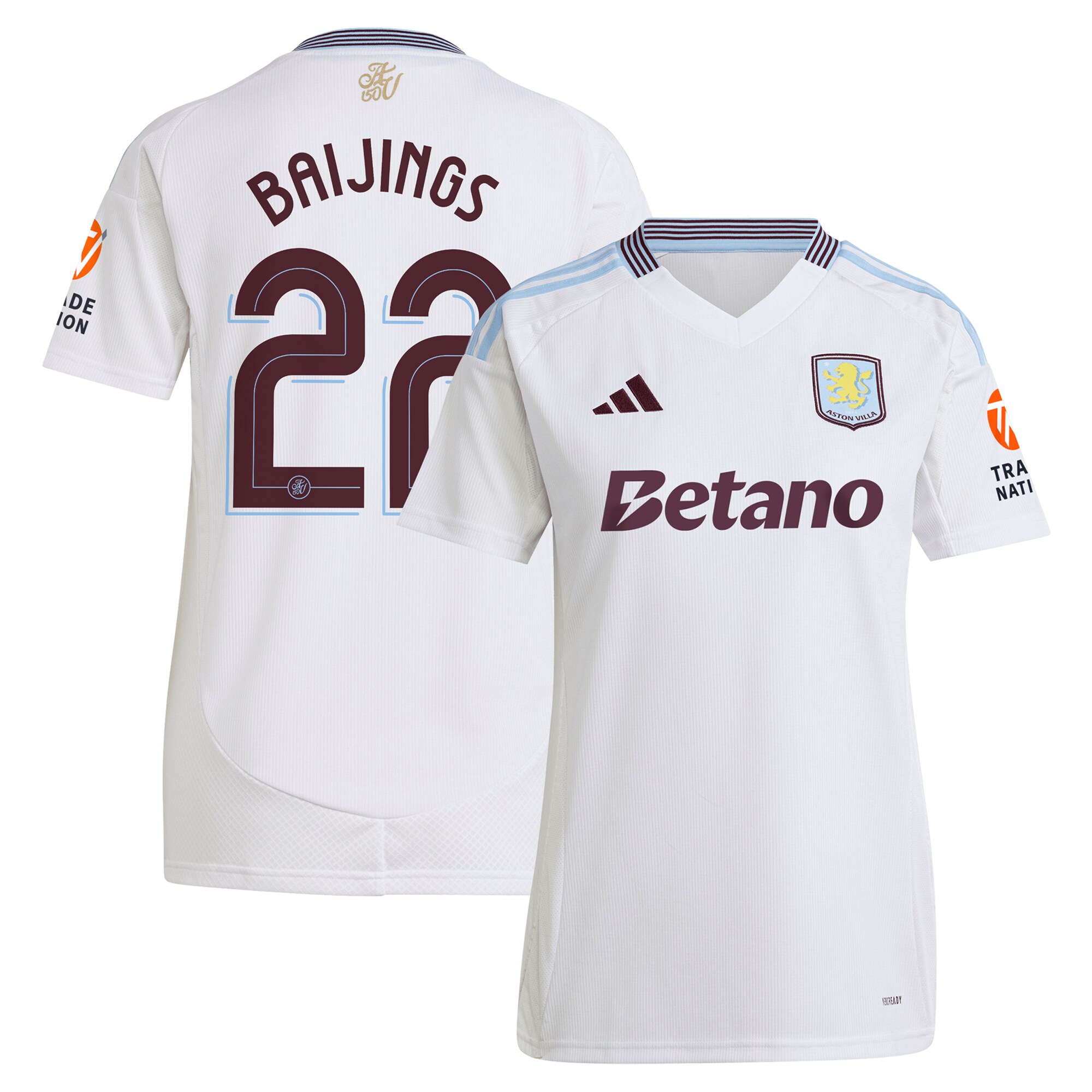 aston villa adidas away shirt 2024-25 – womens with baijings 22 cup printing Collection - Official Aston Villa Shirts & Jerseys