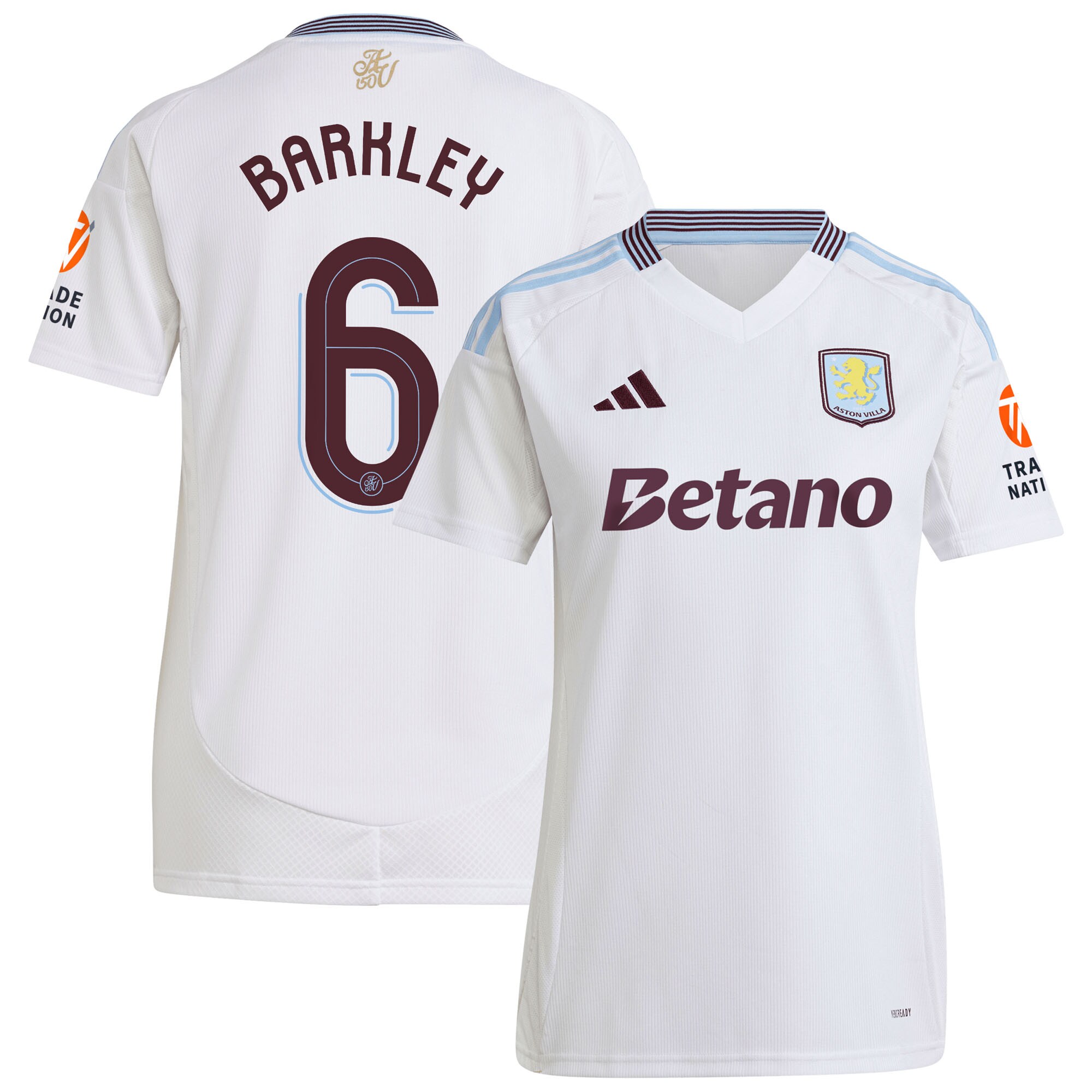 aston villa adidas away shirt 2024-25 – womens with barkley 6 cup printing Collection - Official Aston Villa Shirts & Jerseys