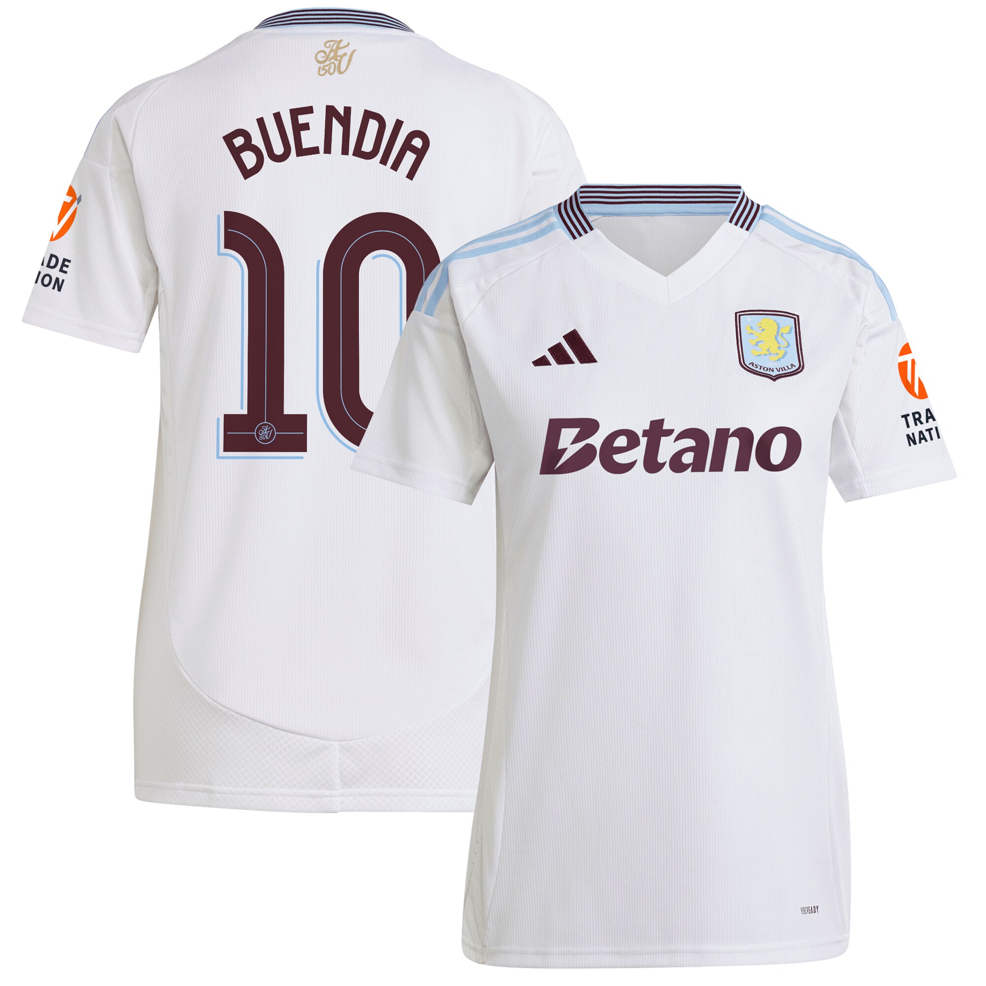 aston villa adidas away shirt 2024-25 – womens with buendia 10 cup printing Collection - Official Aston Villa Shirts & Jerseys
