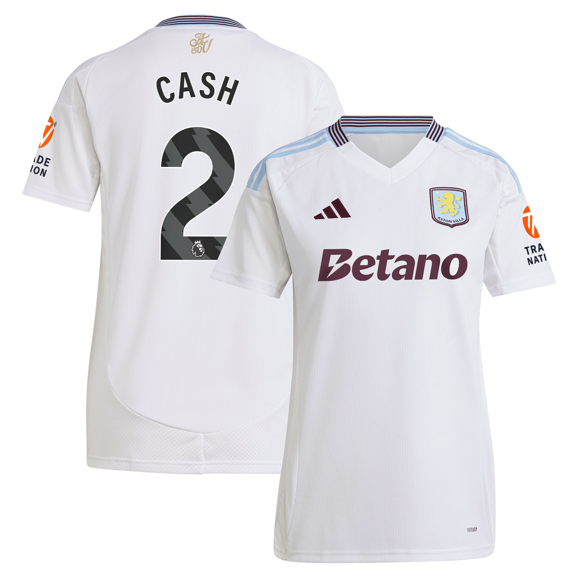 aston villa adidas away shirt 2024-25 – womens with cash 2 printing Collection - Official Aston Villa Shirts & Jerseys