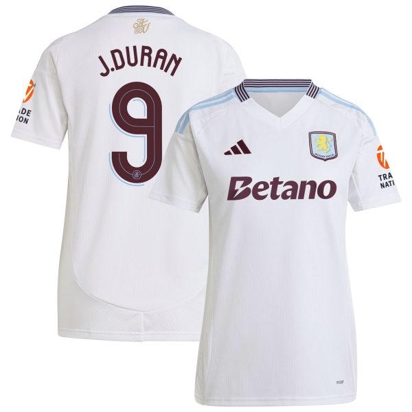 aston villa adidas away shirt 2024-25 – womens with duran 9 cup printing Collection - Official Aston Villa Shirts & Jerseys