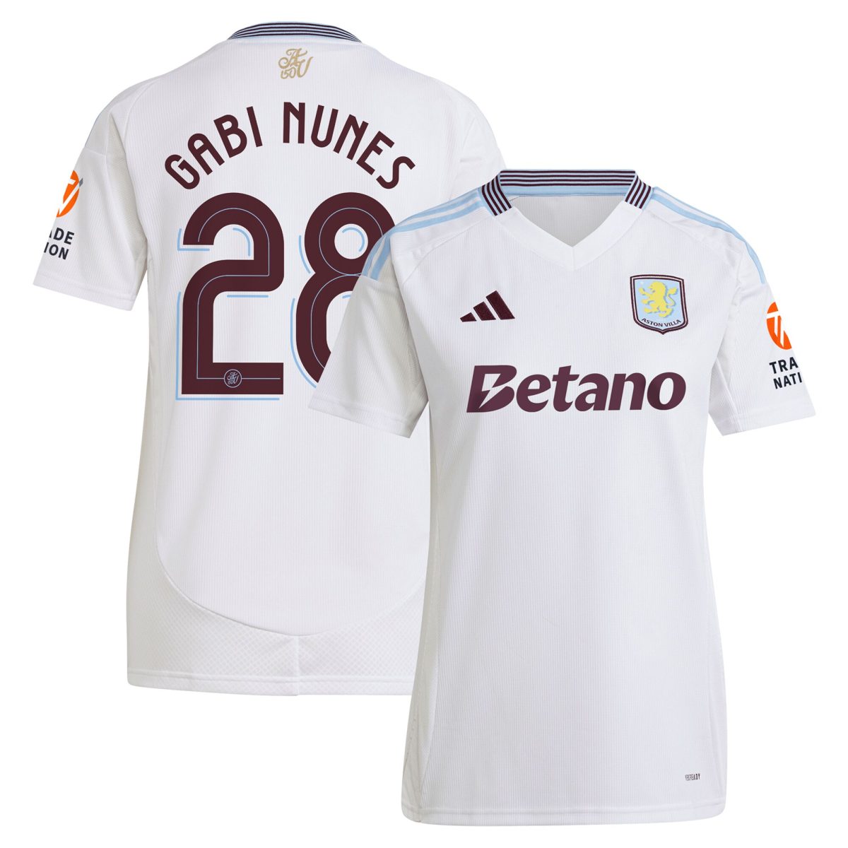 aston villa adidas away shirt 2024-25 – womens with gabi nunes 28 cup printing Collection - Official Aston Villa Shirts & Jerseys