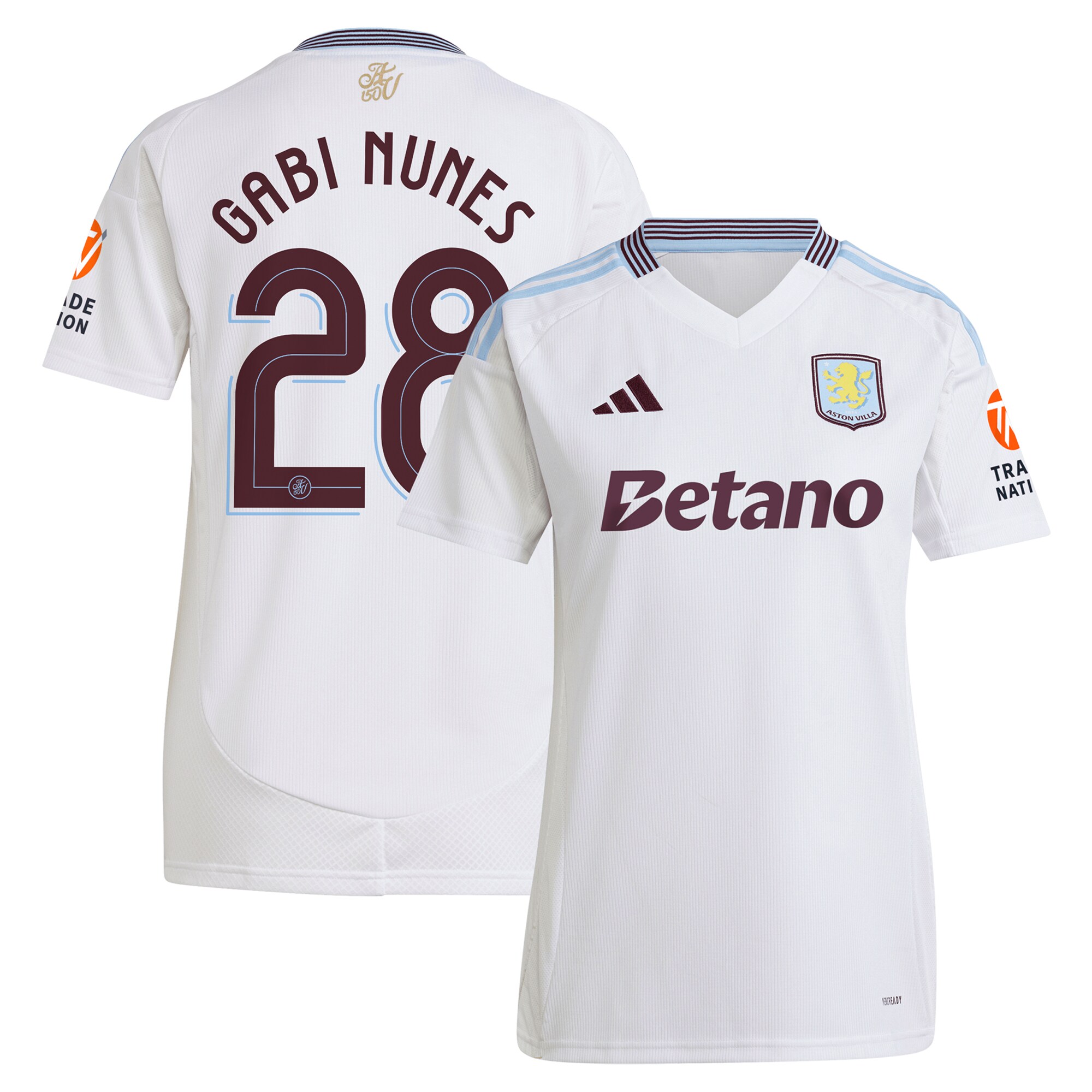 aston villa adidas away shirt 2024-25 – womens with gabi nunes 28 cup printing Collection - Official Aston Villa Shirts & Jerseys