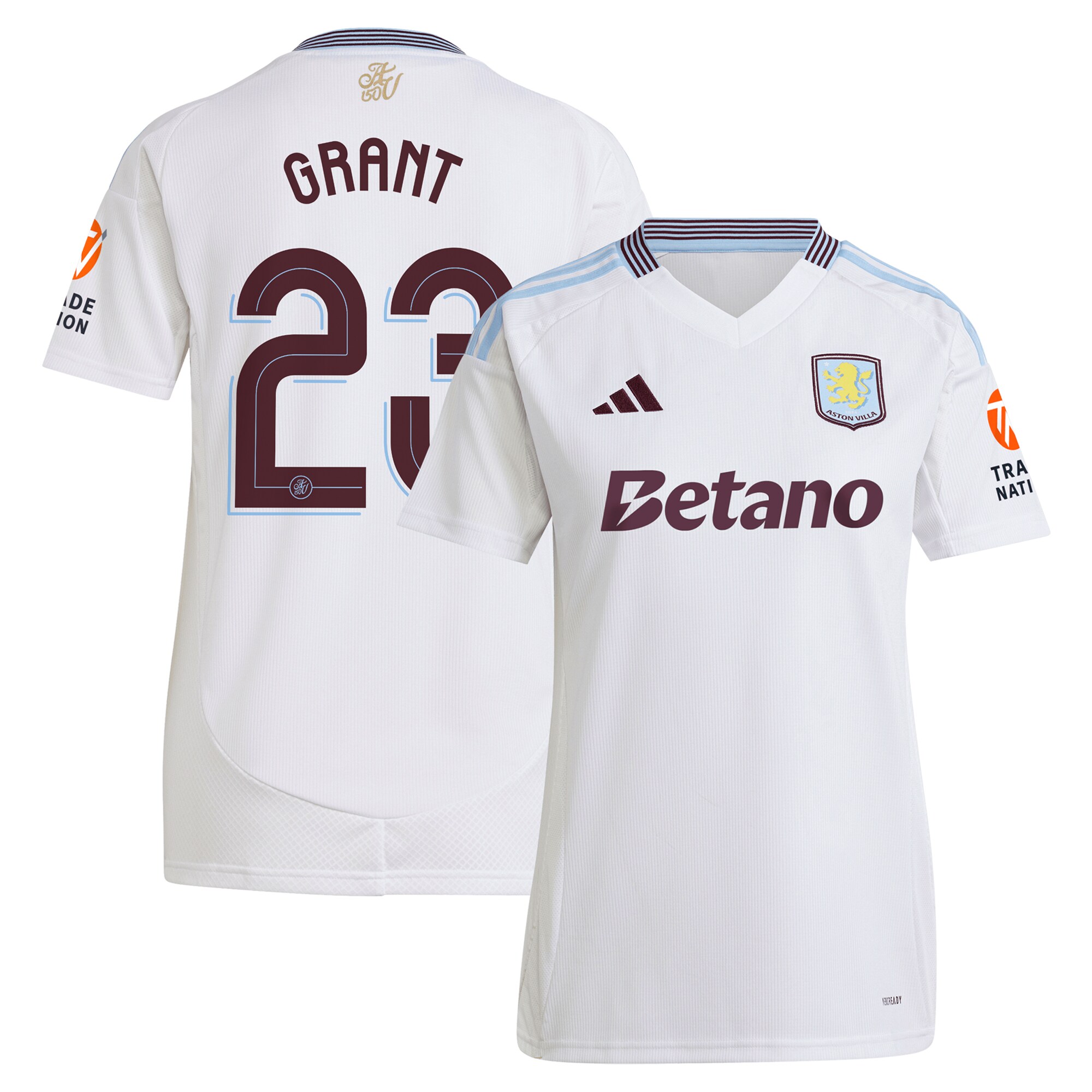 aston villa adidas away shirt 2024-25 – womens with grant 23 cup printing Collection - Official Aston Villa Shirts & Jerseys