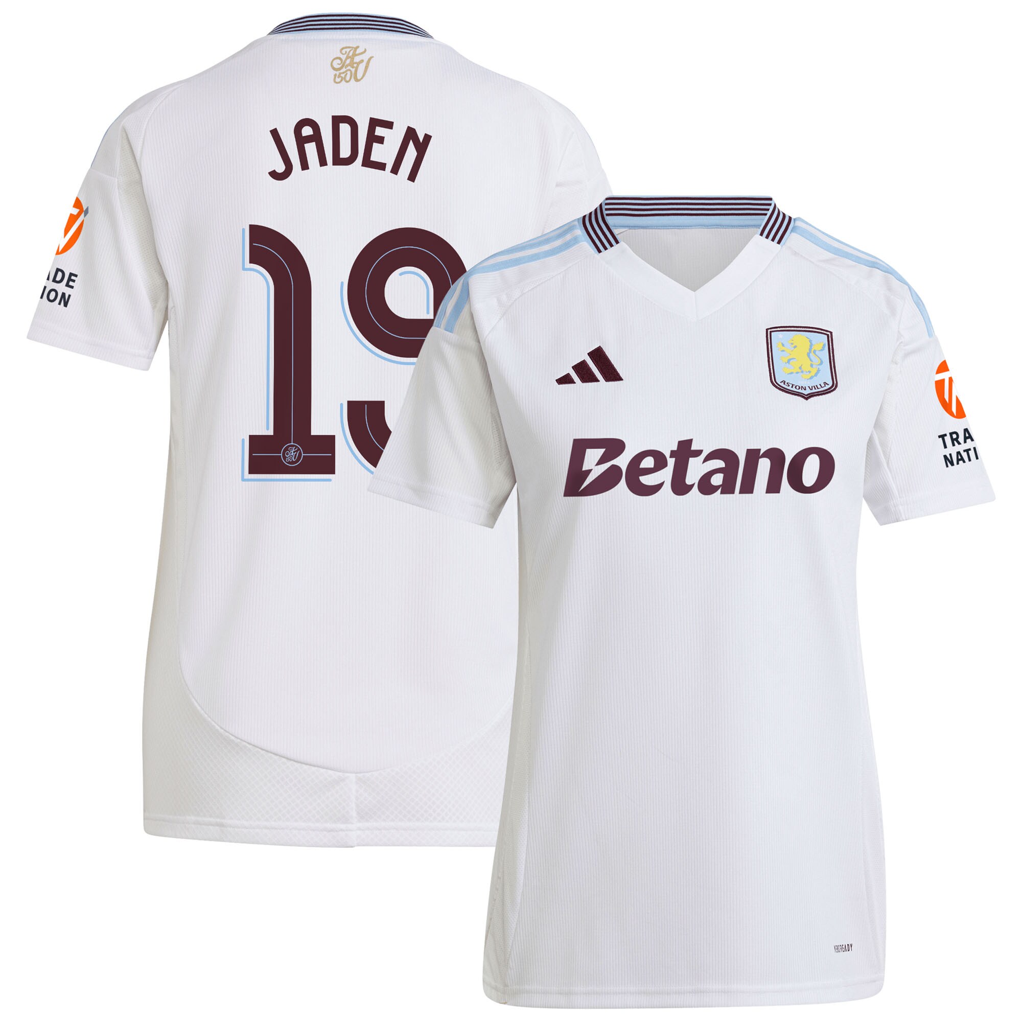 aston villa adidas away shirt 2024-25 – womens with jaden 19 cup printing Collection - Official Aston Villa Shirts & Jerseys