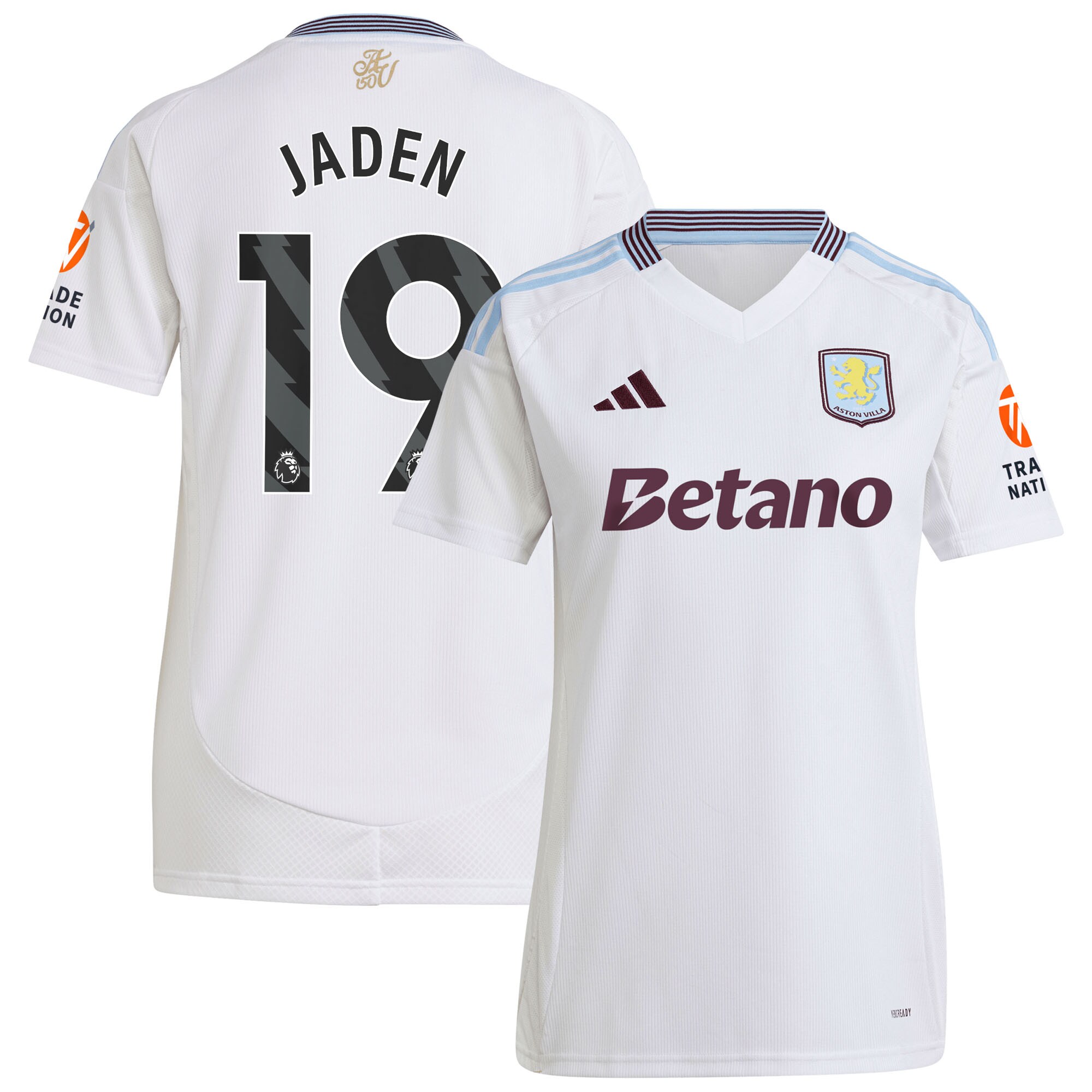 aston villa adidas away shirt 2024-25 – womens with jaden 19 printing Collection - Official Aston Villa Shirts & Jerseys