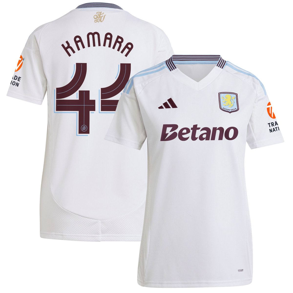 aston villa adidas away shirt 2024-25 – womens with kamara 44 cup printing Collection - Official Aston Villa Shirts & Jerseys