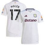 aston villa adidas away shirt 2024-25 – womens with malen 17 printing Collection - Official Aston Villa Shirts & Jerseys