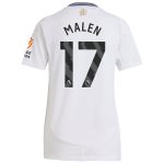 aston villa adidas away shirt 2024-25 – womens with malen 17 printing Collection - Official Aston Villa Shirts & Jerseys