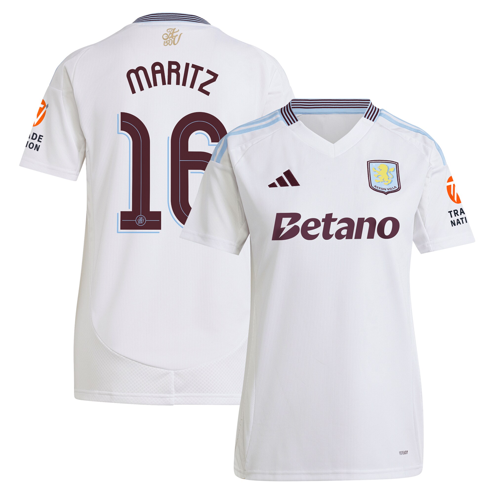 aston villa adidas away shirt 2024-25 – womens with maritz 16 cup printing Collection - Official Aston Villa Shirts & Jerseys