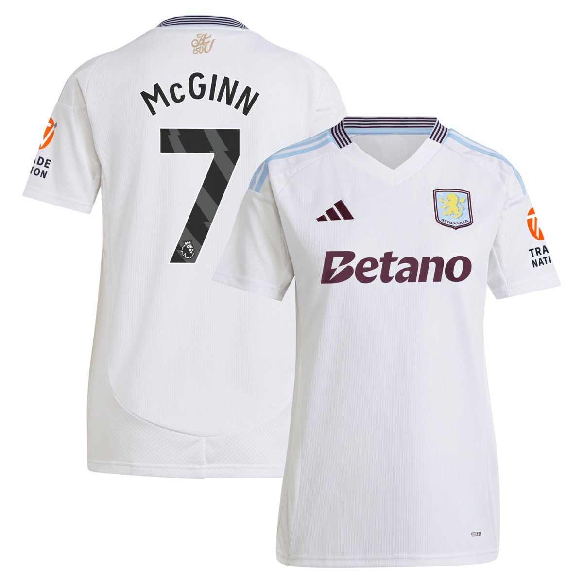 aston villa adidas away shirt 2024-25 – womens with mcginn 7 printing Collection - Official Aston Villa Shirts & Jerseys