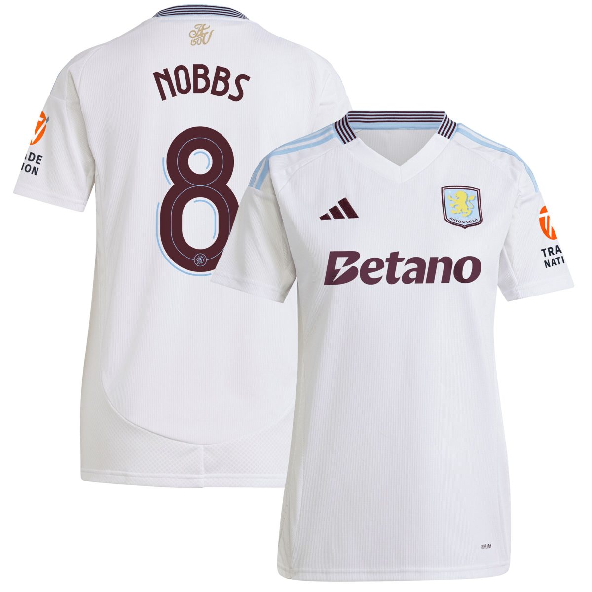 aston villa adidas away shirt 2024-25 – womens with nobbs 8 cup printing Collection - Official Aston Villa Shirts & Jerseys