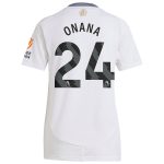 aston villa adidas away shirt 2024-25 – womens with onana 24 printing Collection - Official Aston Villa Shirts & Jerseys