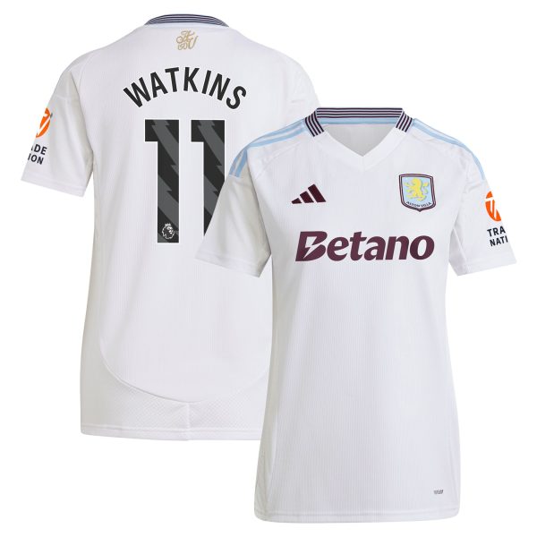 aston villa adidas away shirt 2024-25 – womens with watkins 11 printing Collection - Official Aston Villa Shirts & Jerseys