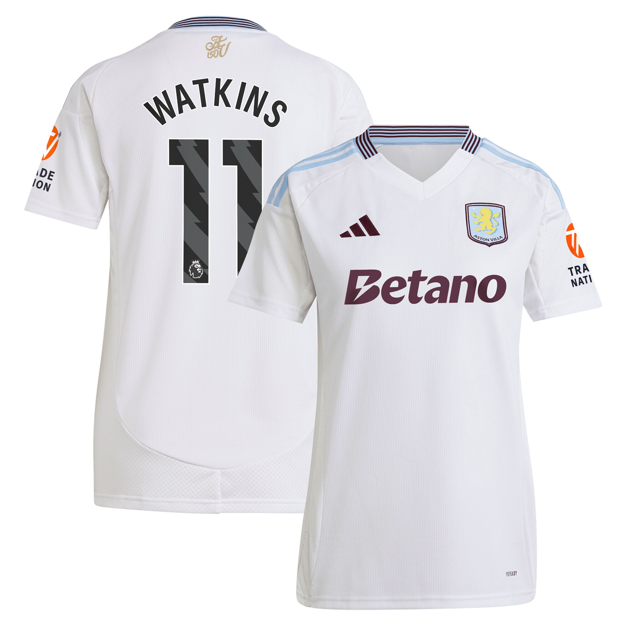 aston villa adidas away shirt 2024-25 – womens with watkins 11 printing Collection - Official Aston Villa Shirts & Jerseys