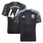 aston villa adidas away shirt 2025-26 – kids with kamara 44 printing Collection - Official Aston Villa Shirts & Jerseys