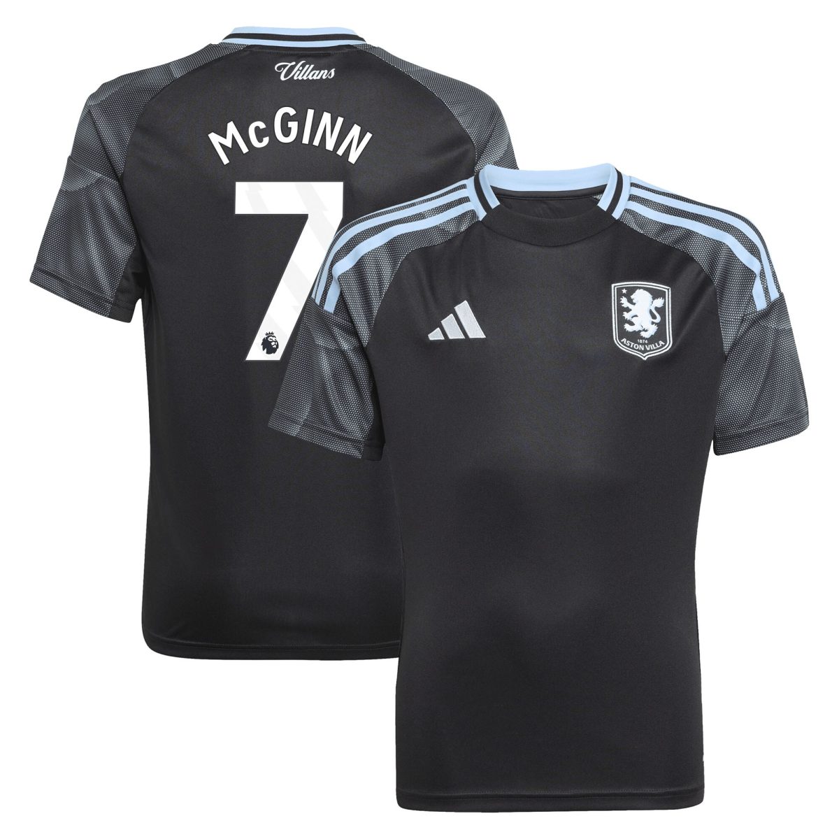 aston villa adidas away shirt 2025-26 – kids with mcginn 7 printing Collection - Official Aston Villa Shirts & Jerseys
