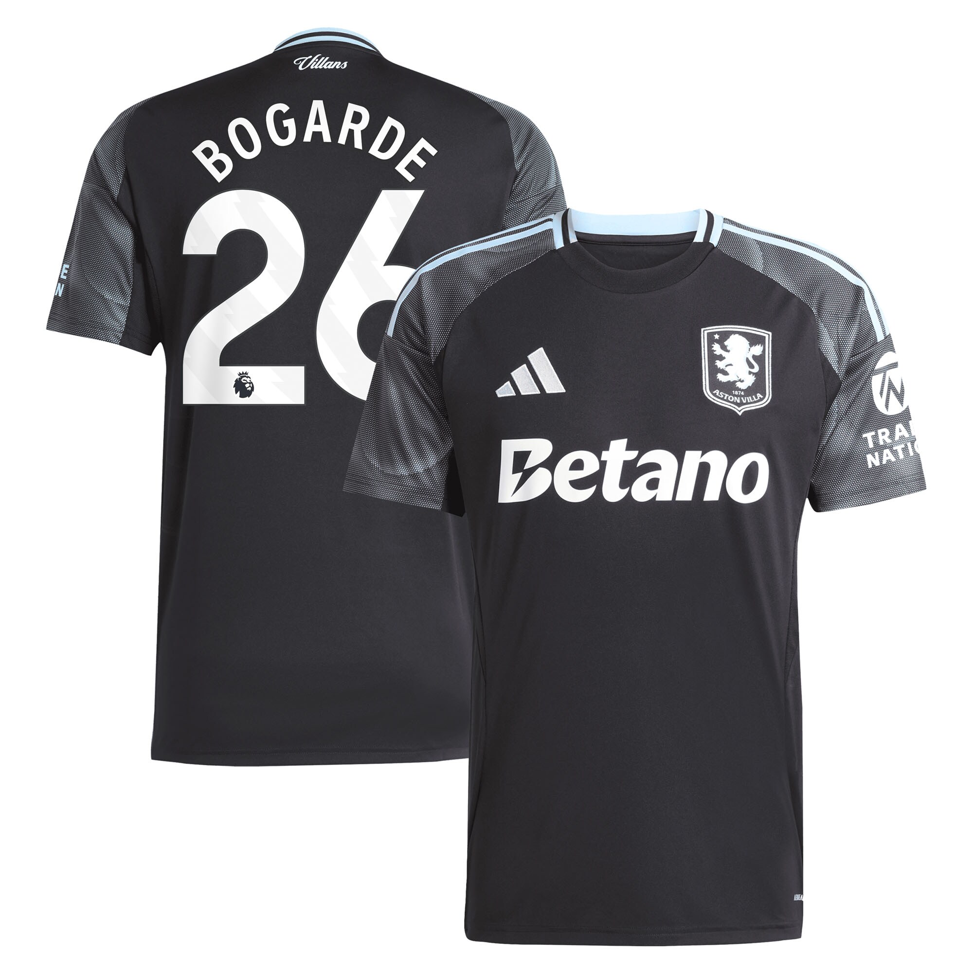 aston villa adidas away shirt 2025-26 with bogarde 26 printing Collection - Official Aston Villa Shirts & Jerseys
