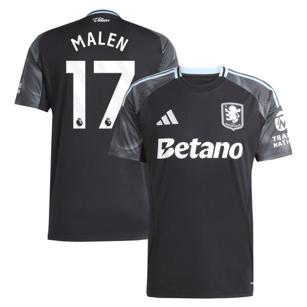aston villa adidas away shirt 2025-26 with malen 17 printing Collection - Official Aston Villa Shirts & Jerseys