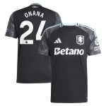 aston villa adidas away shirt 2025-26 with onana 24 printing Collection - Official Aston Villa Shirts & Jerseys