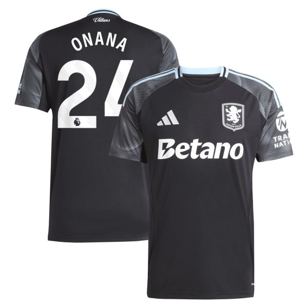 aston villa adidas away shirt 2025-26 with onana 24 printing Collection - Official Aston Villa Shirts & Jerseys