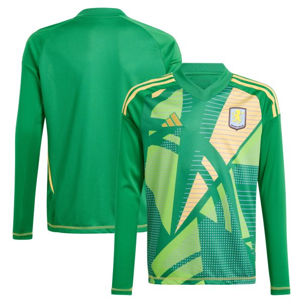 aston villa adidas goalkeeper shirt 2024-25 – long sleeve – kids – 201964011 Collection - Official Aston Villa Shirts & Jerseys