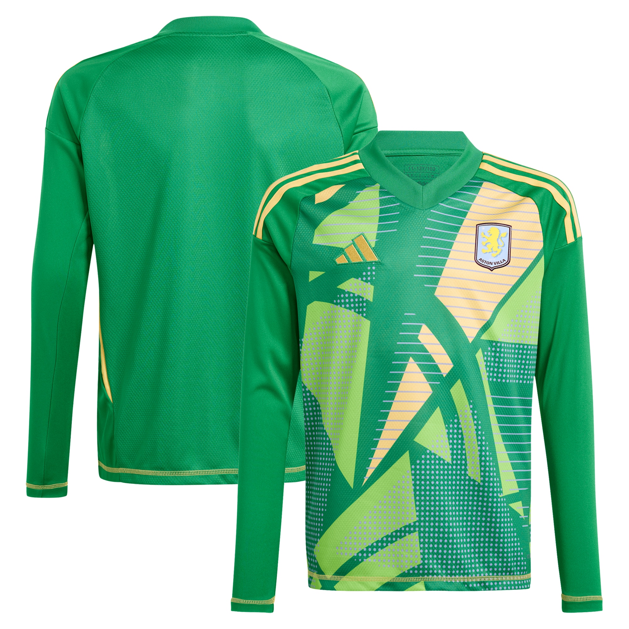 aston villa adidas goalkeeper shirt 2024-25 – long sleeve – kids – 201964011 Collection - Official Aston Villa Shirts & Jerseys