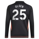 aston villa adidas goalkeeper shirt 2024-25 – long sleeve – kids with olsen 25 printing – 202029322 Collection - Official Aston Villa Shirts & Jerseys