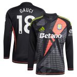 aston villa adidas goalkeeper shirt 2024-25 – long sleeve with gauci 18 printing – 202028940 Collection - Official Aston Villa Shirts & Jerseys