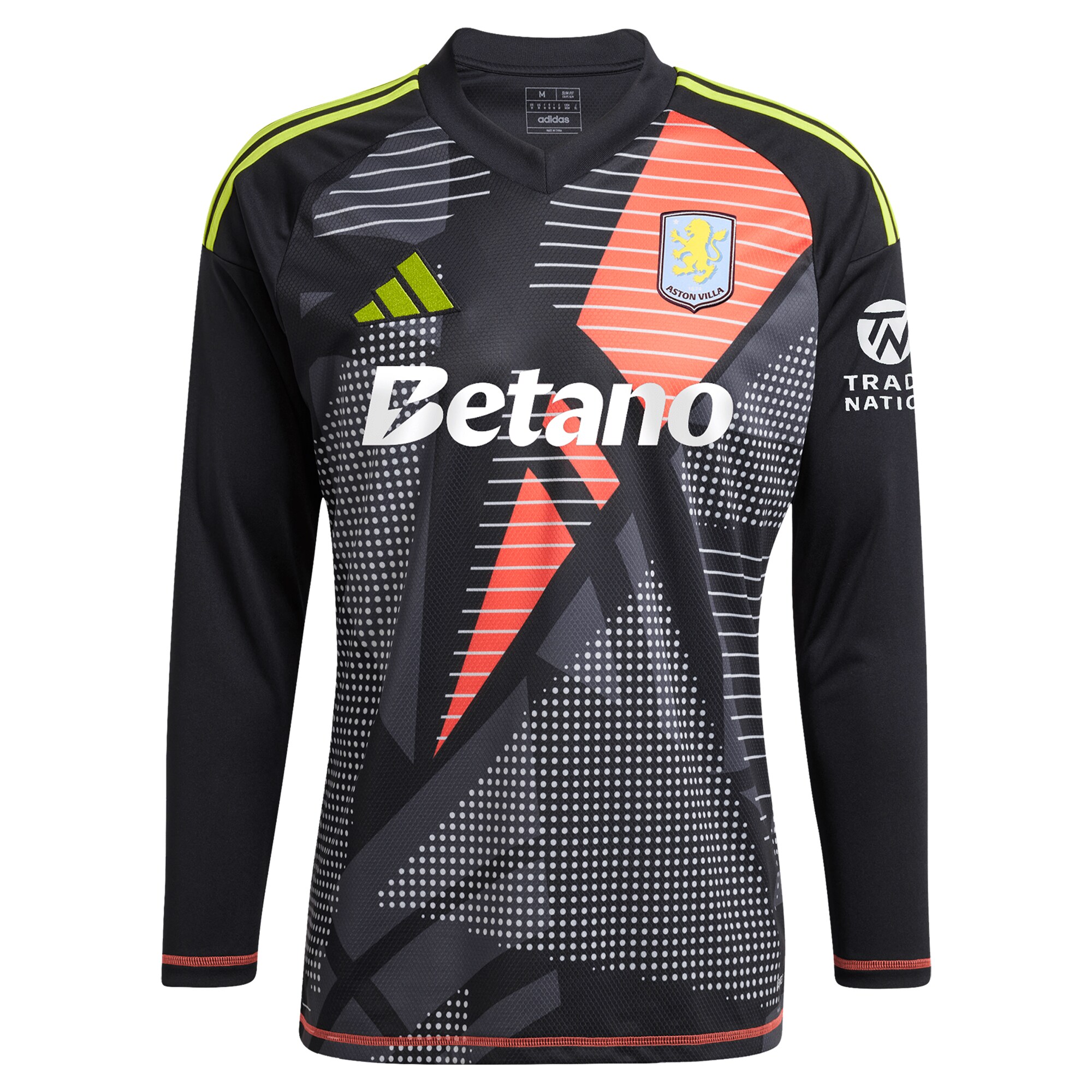 aston villa adidas goalkeeper shirt 2024-25 – long sleeve with martinez 23 printing – 202028938 Collection - Official Aston Villa Shirts & Jerseys