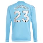 aston villa adidas goalkeeper shirt 2024-25 – long sleeve with martinez 23 printing – 202030980 Collection - Official Aston Villa Shirts & Jerseys