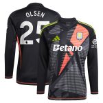 aston villa adidas goalkeeper shirt 2024-25 – long sleeve with olsen 25 printing – 202028939 Collection - Official Aston Villa Shirts & Jerseys