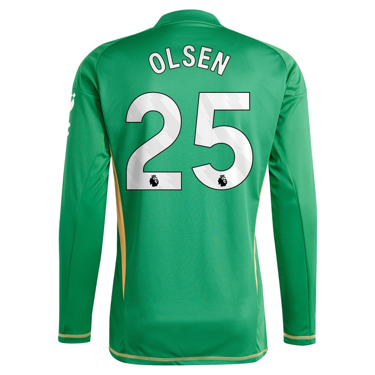 aston villa adidas goalkeeper shirt 2024-25 – long sleeve with olsen 25 printing Collection - Official Aston Villa Shirts & Jerseys