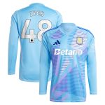 aston villa adidas goalkeeper shirt 2024-25 – long sleeve with zych 48 printing – 202153092 Collection - Official Aston Villa Shirts & Jerseys