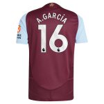 aston villa adidas home authentic shirt 2024-25 with a.garcía 16 printing Collection - Official Aston Villa Shirts & Jerseys