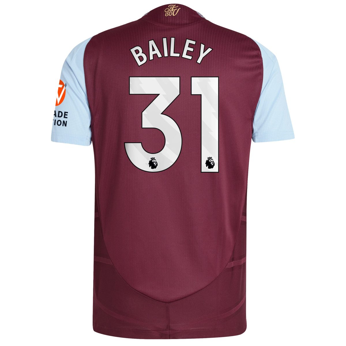 aston villa adidas home authentic shirt 2024-25 with bailey 31 printing Collection - Official Aston Villa Shirts & Jerseys