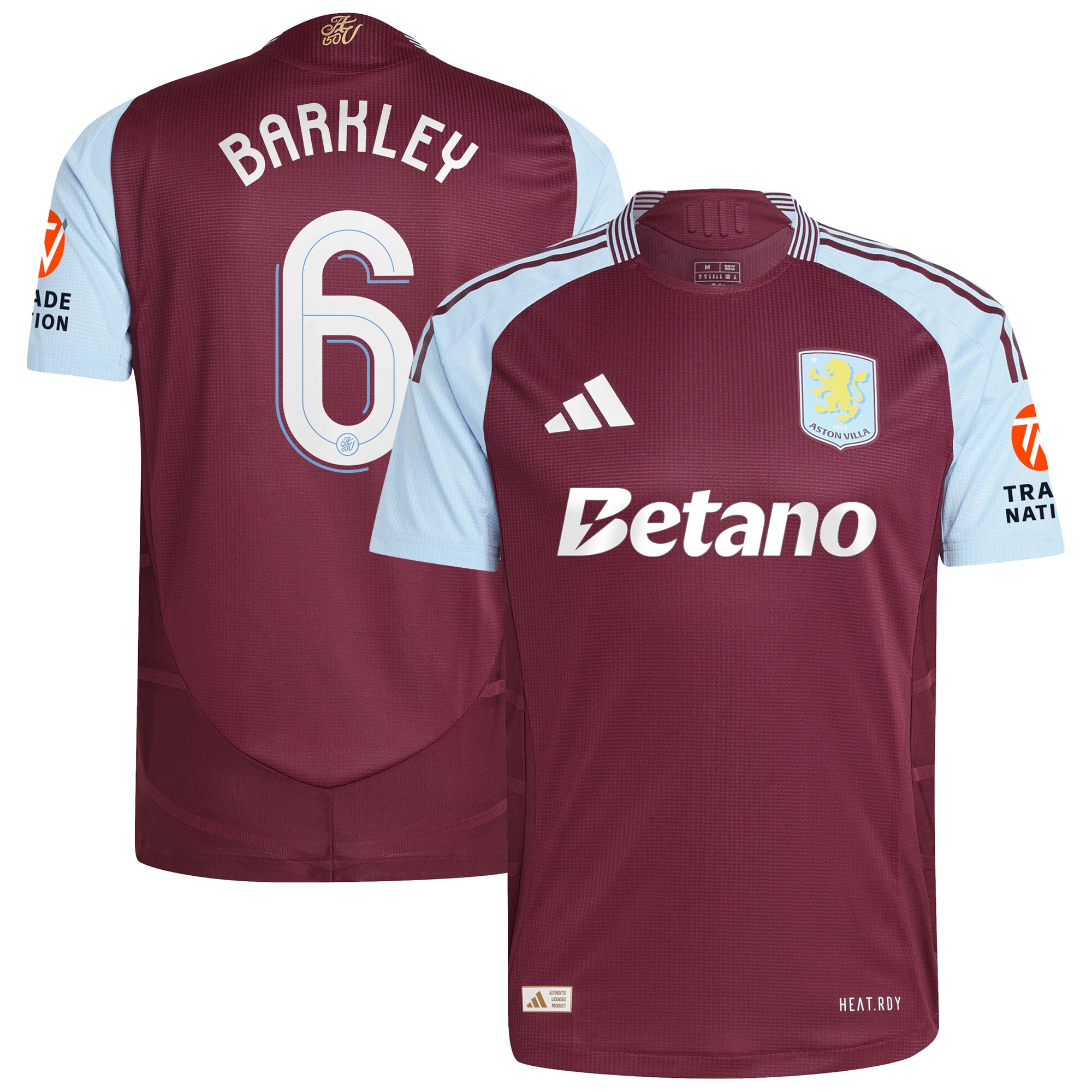 aston villa adidas home authentic shirt 2024-25 with barkley 6 cup printing Collection - Official Aston Villa Shirts & Jerseys