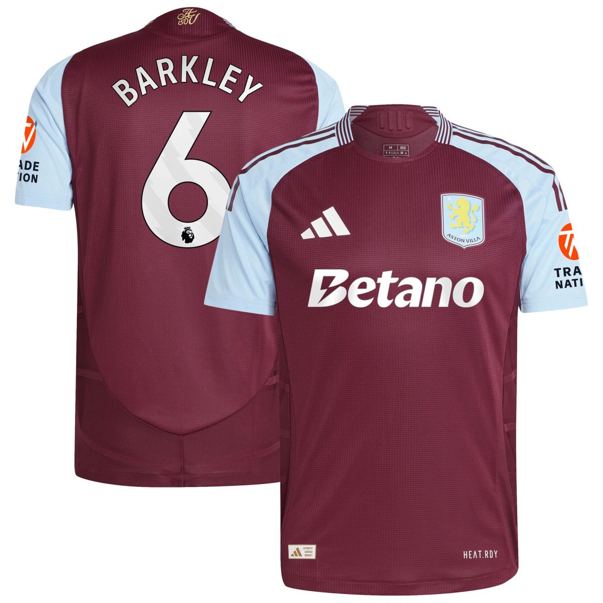 aston villa adidas home authentic shirt 2024-25 with barkley 6 printing Collection - Official Aston Villa Shirts & Jerseys