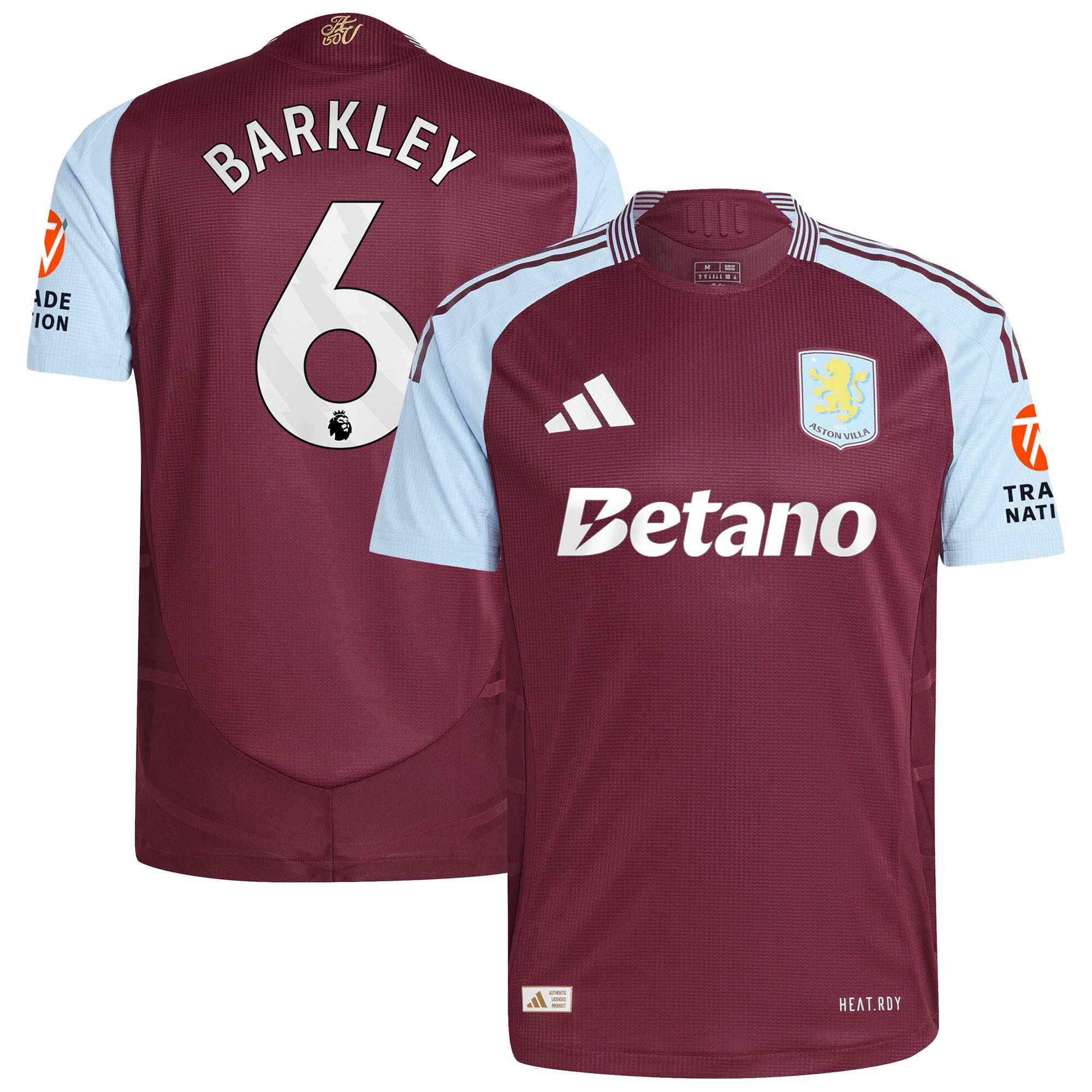 aston villa adidas home authentic shirt 2024-25 with barkley 6 printing Collection - Official Aston Villa Shirts & Jerseys