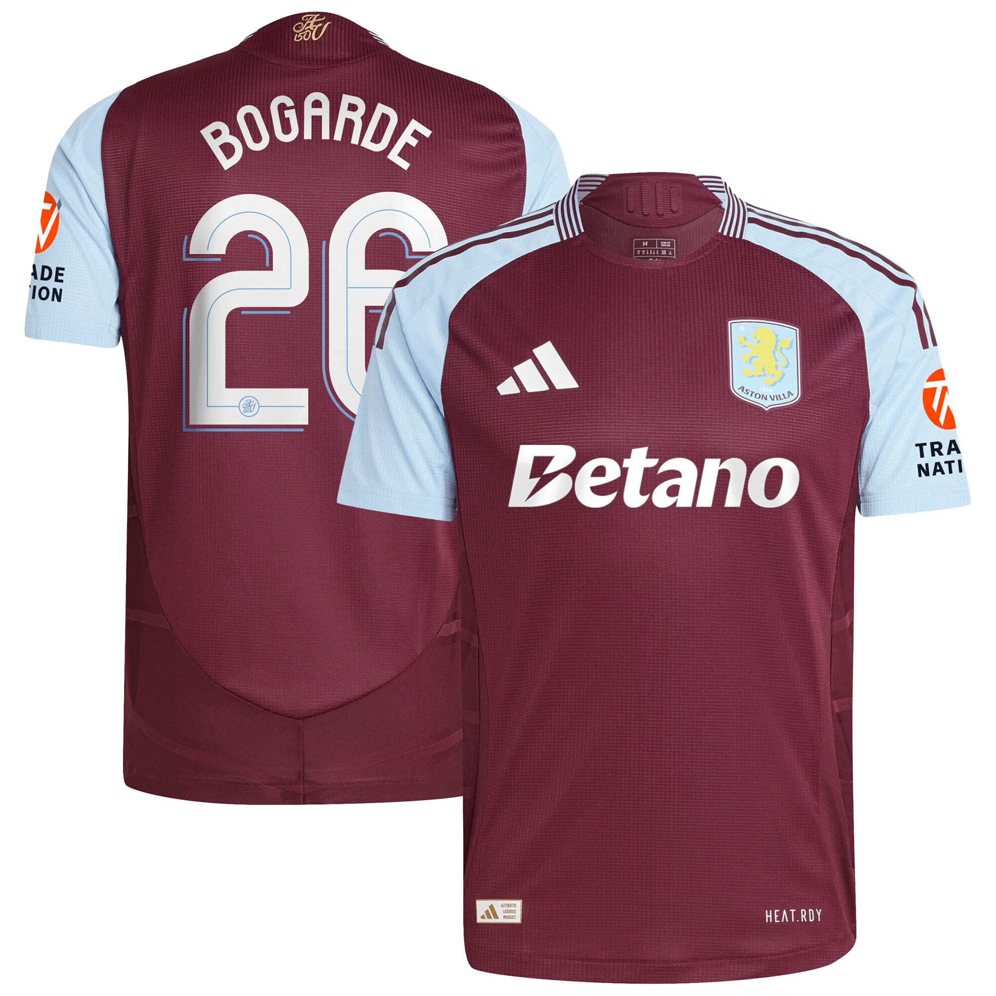 aston villa adidas home authentic shirt 2024-25 with bogarde 26 cup printing Collection - Official Aston Villa Shirts & Jerseys
