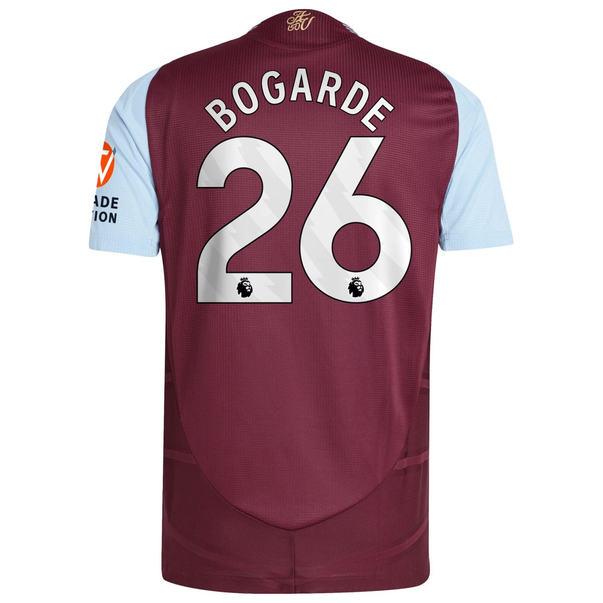 aston villa adidas home authentic shirt 2024-25 with bogarde 26 printing Collection - Official Aston Villa Shirts & Jerseys