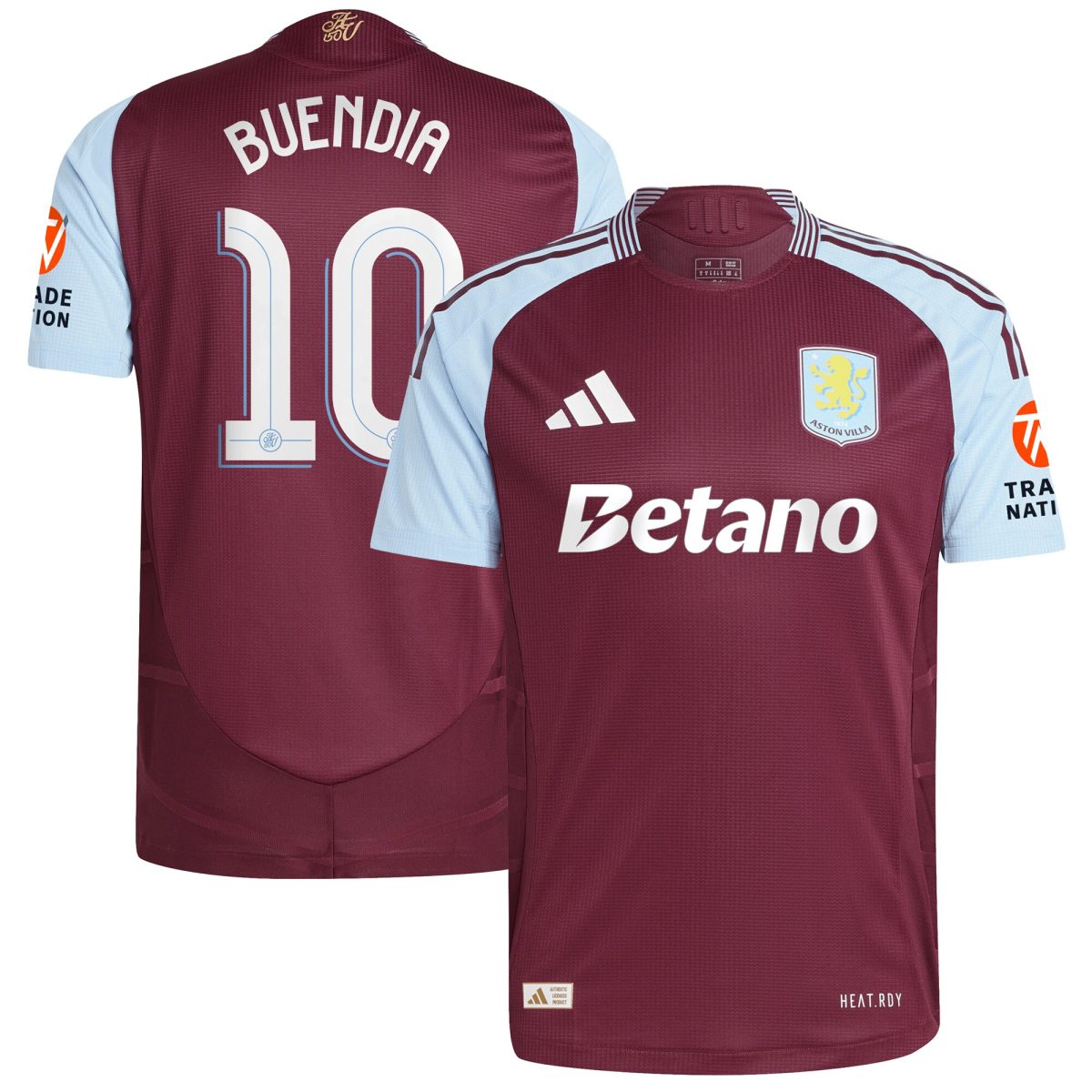 aston villa adidas home authentic shirt 2024-25 with buendia 10 cup printing Collection - Official Aston Villa Shirts & Jerseys