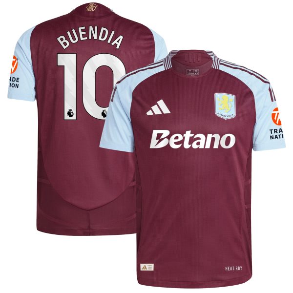 aston villa adidas home authentic shirt 2024-25 with buendia 10 printing Collection - Official Aston Villa Shirts & Jerseys